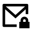 mail - lock - line Icon, lock,mail,security