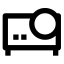 projector - 2 - line Icon, presentation,projector