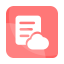 Cloud Resource Business Application Form Icon, application,cloud resource
