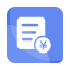 Financial Budget Adjustment Form Icon, finance,budget adjustment