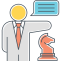 Business Strategy 2 Icon, business strategy,tactics