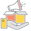 Campaign Launch Icon, campaign,launch