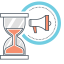 Campaign Timing Icon, campaign,timing