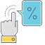 Click Through Rate Icon, CTR,rate