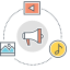 Content Marketing Icon, content marketing,revenue
