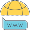 Domain Registration Icon, domain,registration