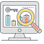 Keyword Analysis Icon, SEO,keyword analysis