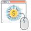 Pay Per Click Icon, PPC,advertising