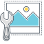 Picture Optimization Icon, media,picture optimization