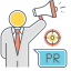 PR & Communication Icon, PR,communication