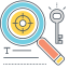 Target Keywords Icon, SEO,target keywords