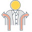 Users Flow Icon, analytics,users flow