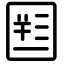 List and Hash Icon, hash,list
