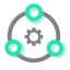 Auto Management Icon, auto management,gears,automation