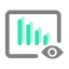 Visual Management Icon, visual management,monitoring,graph