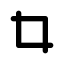 Crop Alt Icon, crop,tool