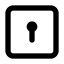 Keyhole Square Icon, keyhole,security