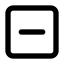 Minus Square Icon, minus,square