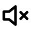Volume Mute Icon, audio,mute,volume