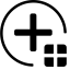 Add System Icon, add system,plus,grid
