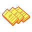 Golden Cake Icon, golden cake,dim sum