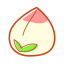 Longevity Peach Bun Icon, longevity peach bun,dim sum