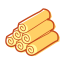 Spring Roll Icon, spring roll,dim sum