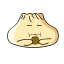 Pan - fried Bun Icon, pan - fried bun,snack