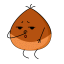 Cartoon Chestnut Icon, cartoon,chestnut,snack
