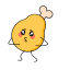 Cartoon Chicken Leg Icon, chicken leg,snack,cartoon