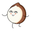 Cartoon Creamy Macadamia Nut Icon, macadamia nut,snack,cartoon