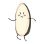 Cartoon Melon Seed Kernel Icon, cartoon,melon seed,snack