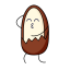 Cartoon Pine Nut Icon, pine nut,snack,cartoon