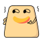 Assorted Fruit Pudding Character Icon, character,fruit,pudding