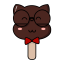 Milk Chocolate Character Icon, character,chocolate,milk