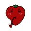 Strawberry Character Icon, character,fruit,strawberry