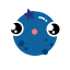 Cartoon Dried Blueberry Icon, dried blueberry,snack,cartoon snack