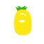 Cartoon Dried Pineapple Icon, dried pineapple,snack,cartoon snack