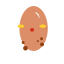 Cartoon Pecan Icon, cartoon nut,nut,pecan