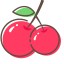 Cherry Icon, cherry,fruit,red