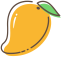 Mango Icon, mango,fruit,yellow