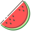 Watermelon Icon, watermelon,fruit,red