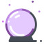 Crystal Ball Halloween Icon, Halloween,crystal ball,fortune - telling