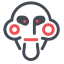 Ghost Face Halloween Icon, Halloween,ghost face,spooky