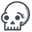 Skull Halloween Icon, Halloween,skull,spooky