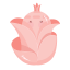 Pink Corn Icon, corn,grain,pink corn