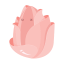 Pink Melon Seeds Icon, melon seeds,snack,pink melon seeds