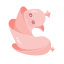 Pink Sausage Icon, sausage,food,pink sausage