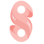 Pink Twist Icon, twist,snack,pink twist