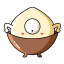 Cartoon Macadamia Nut Icon, macadamia nut,nut,cartoon food